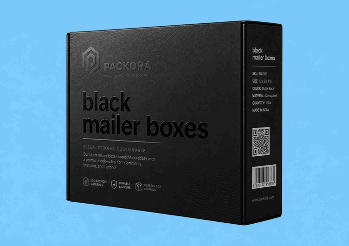 black mailer box