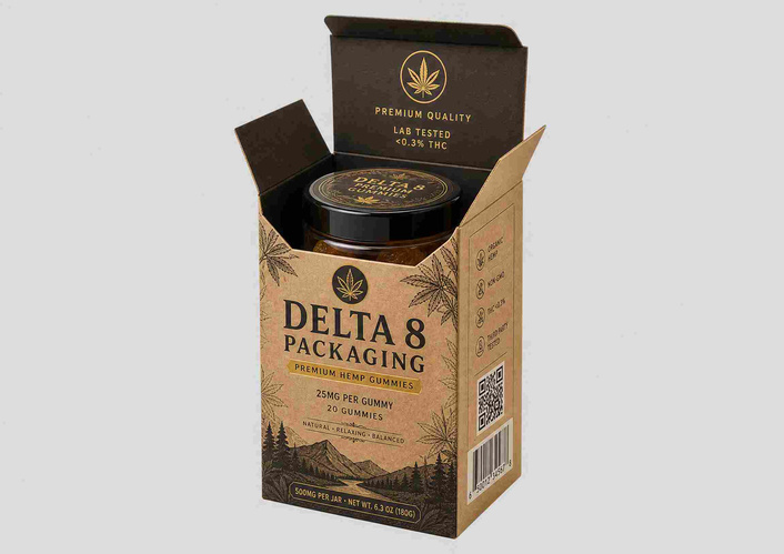 custom delta 8 packaging