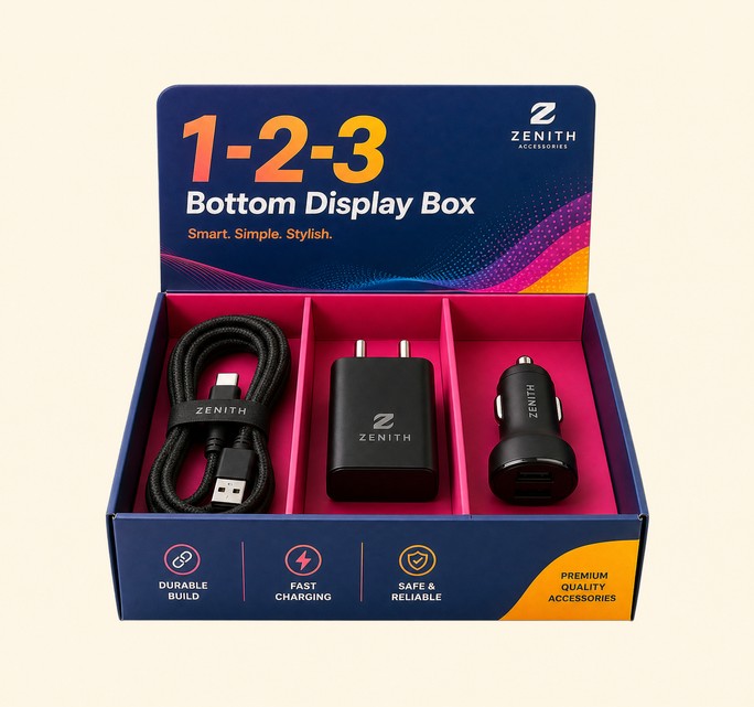 1 2 3 bottom display box