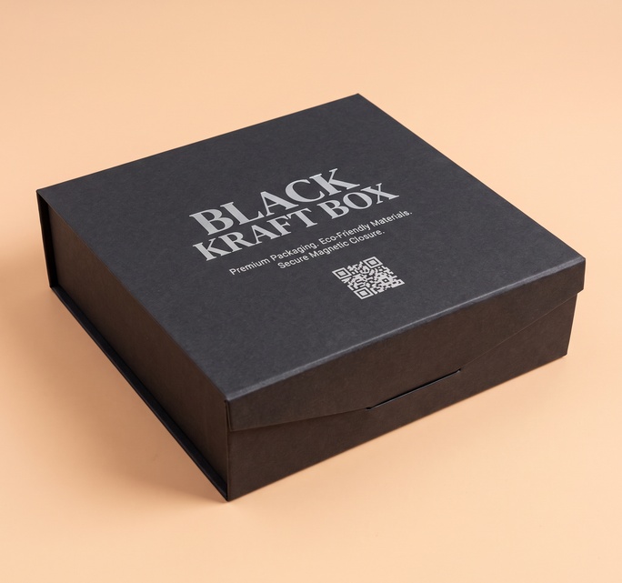 custom black kraft boxes wholesale