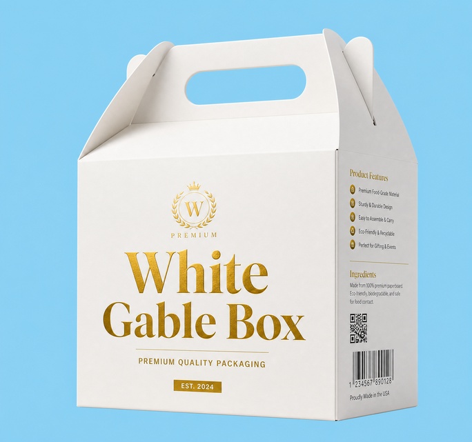 buy white gable boxes