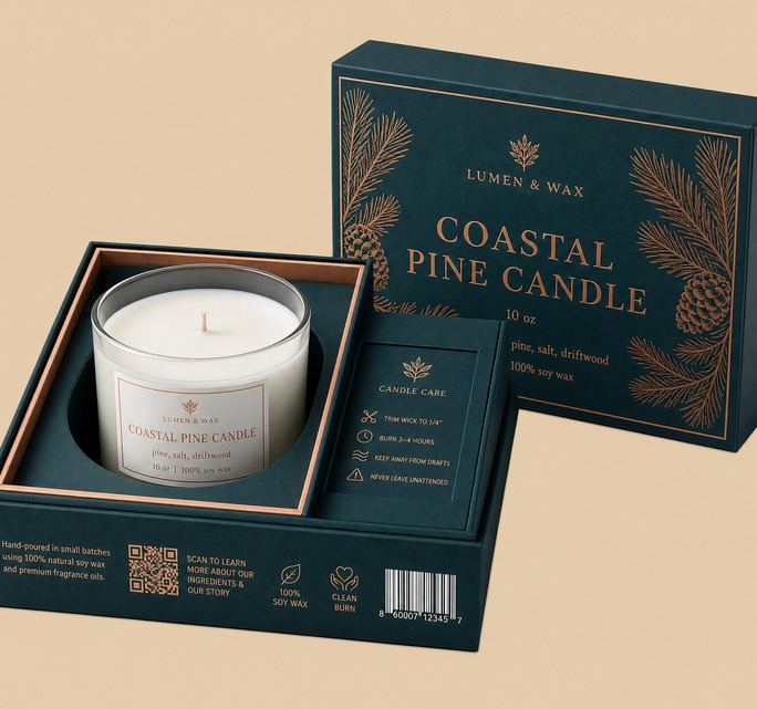 candle boxes with insert