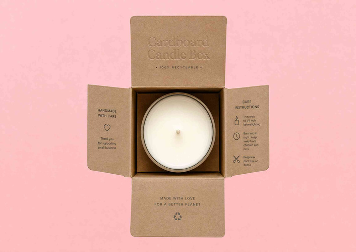 cardboard candle packaging
