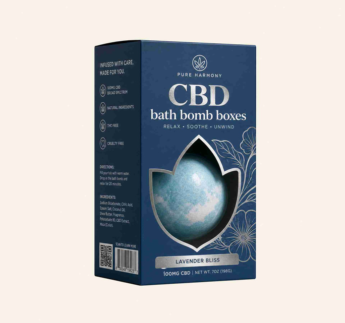 cbd bath bomb packaging wholesale