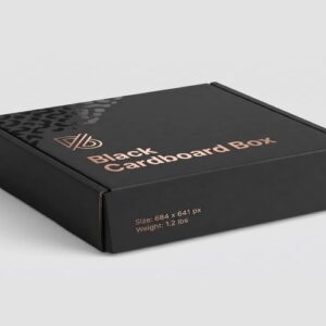 custom black cardboard boxes