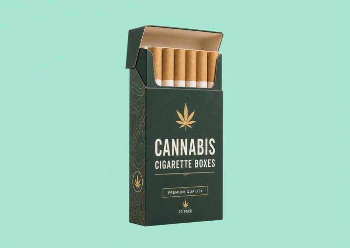 Custom Cannabis Cigarette Boxes