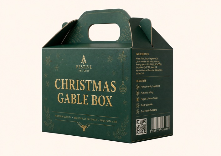 Custom Christmas Gable Boxes