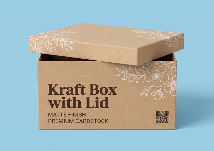 custom kraft boxes wtih lids