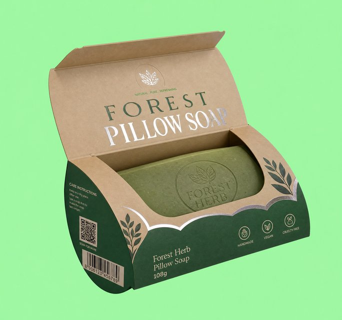 custom pillow soap boxes wholesale