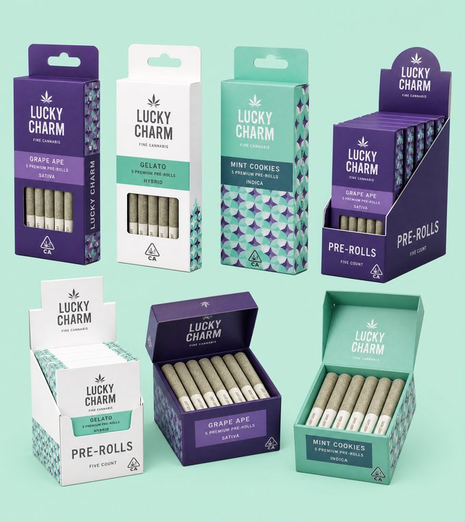 custom pre roll packaging boxes