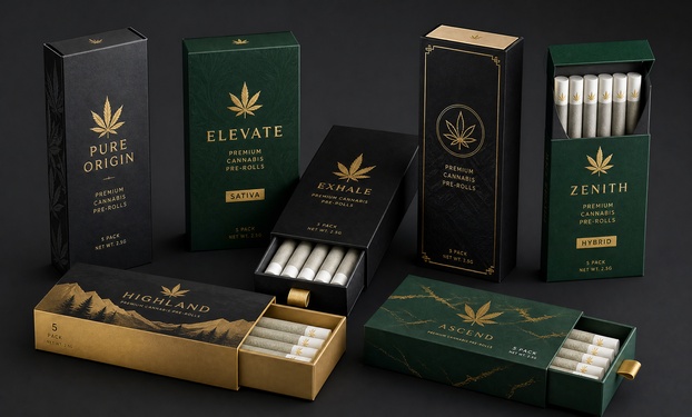 custom pre roll packaging wholesale