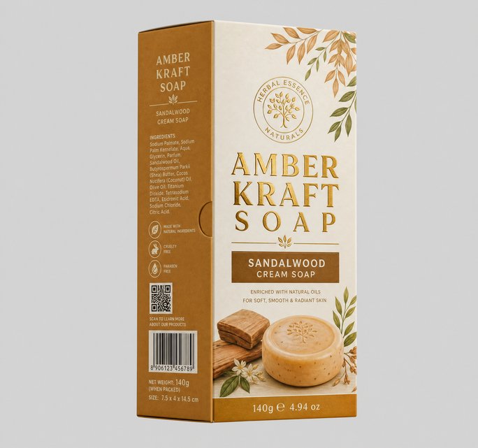 custom printed kraft soap boxes