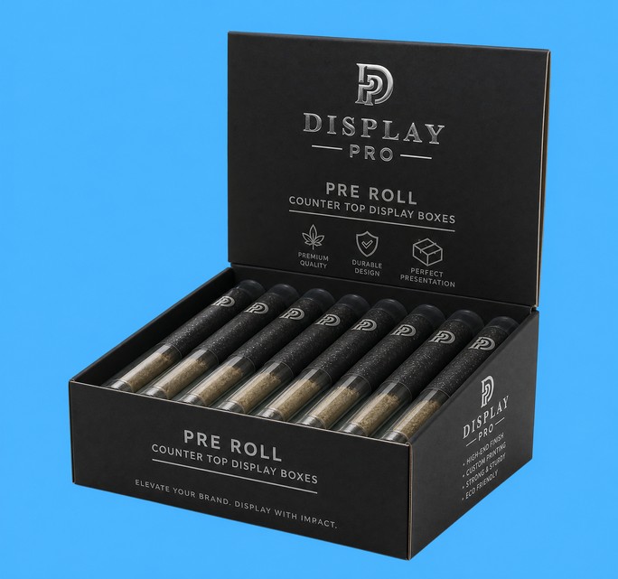 custom printed pre roll display boxes