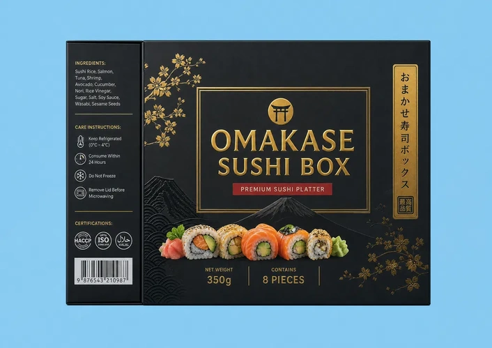 custom sushi packaging boxes