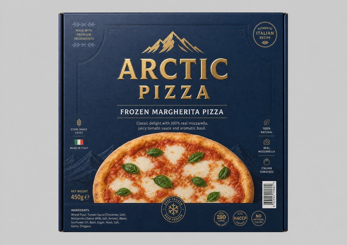 frozen pizza boxes