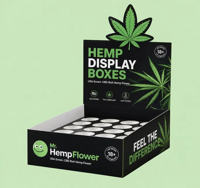 hemp display packaging box