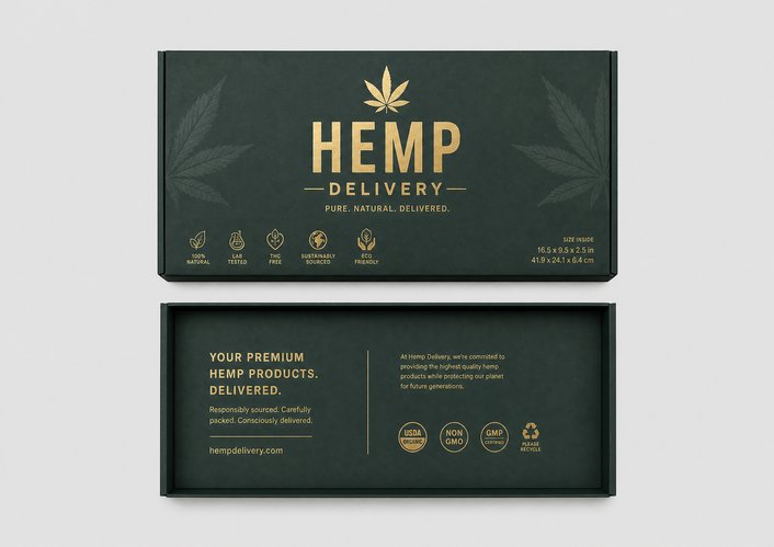 hemp shipping boxes