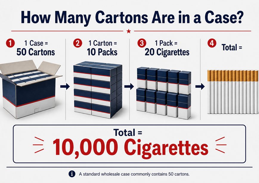 how many cartons are in a case