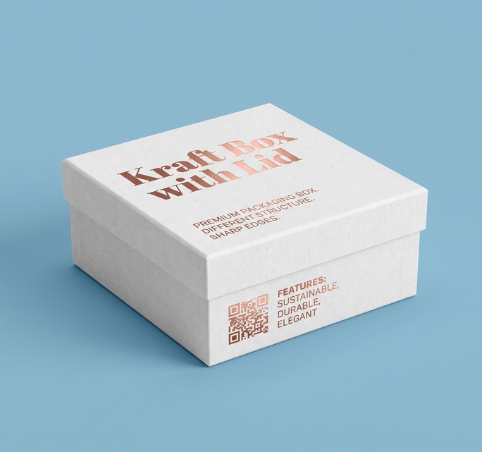kraft boxes with lid