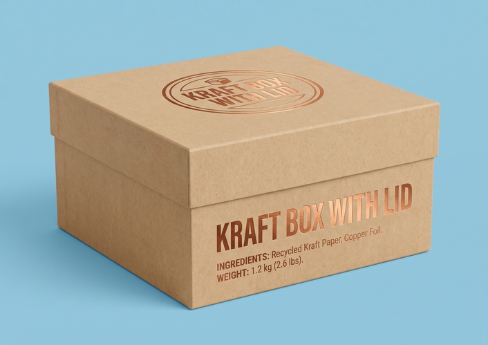 kraft boxes with lids in bulk