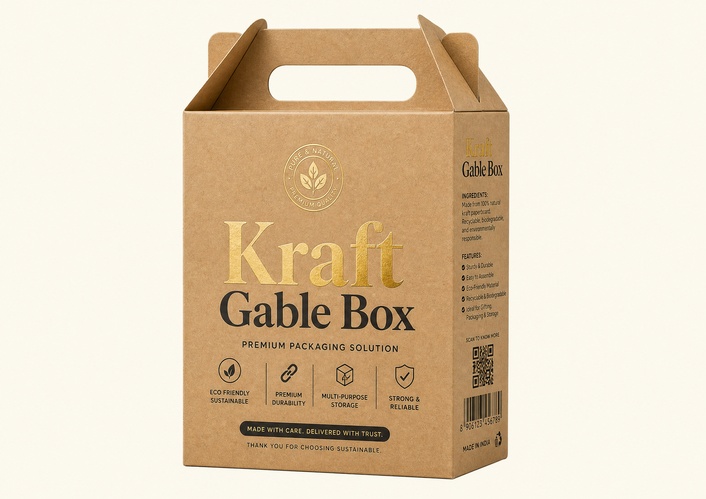 Custom Kraft Gable Boxes