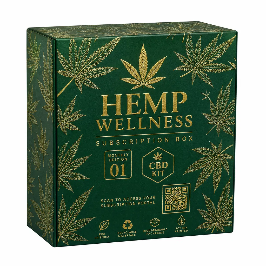 printed hemp cardboard boxes