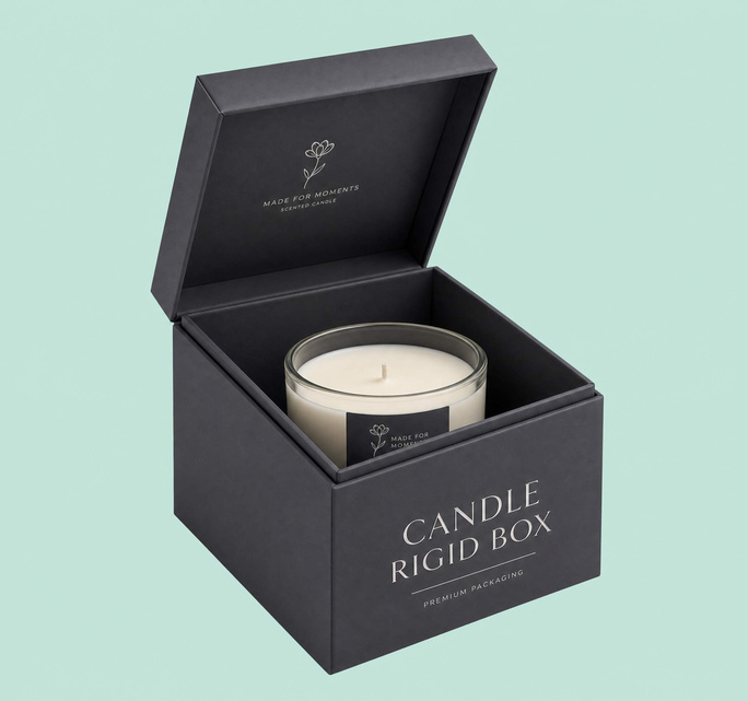 rigid candle box