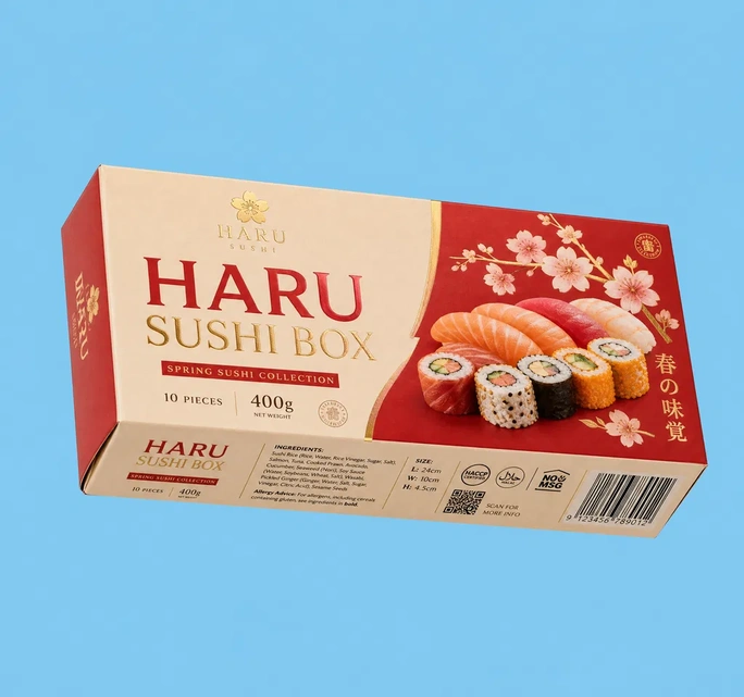 sushi boxes