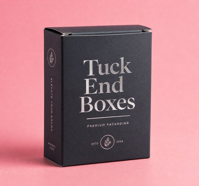 tuck end boxes with logo
