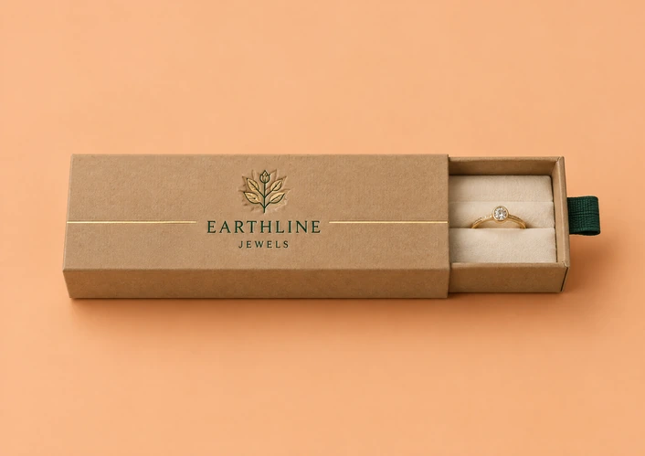 custom kraft jewelry boxes