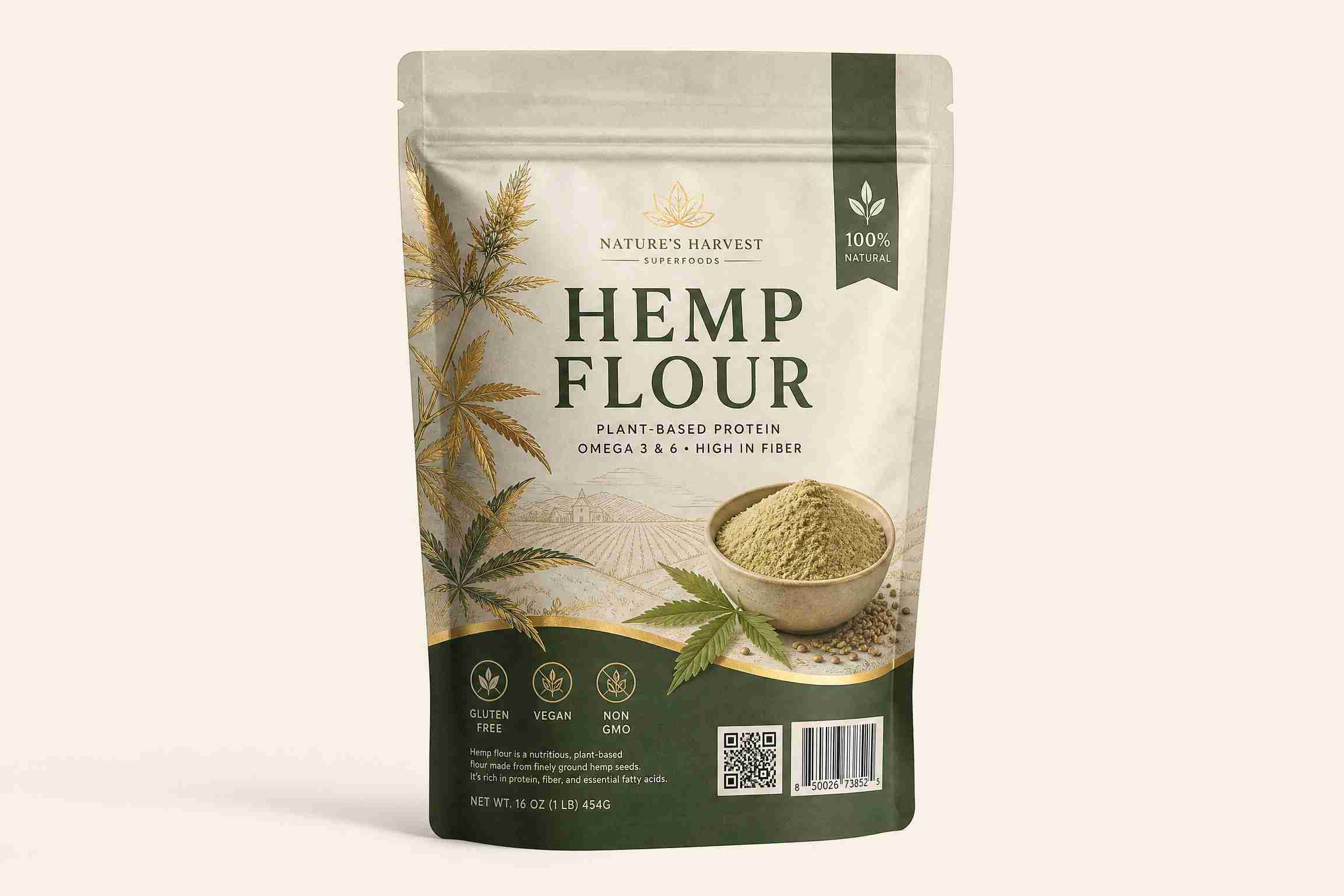 Custom Hemp Flour Boxes
