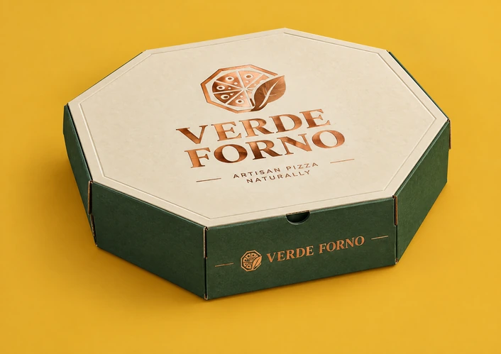 octagonal pizza box packaging