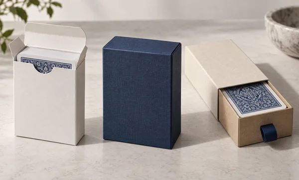 playing card box styles